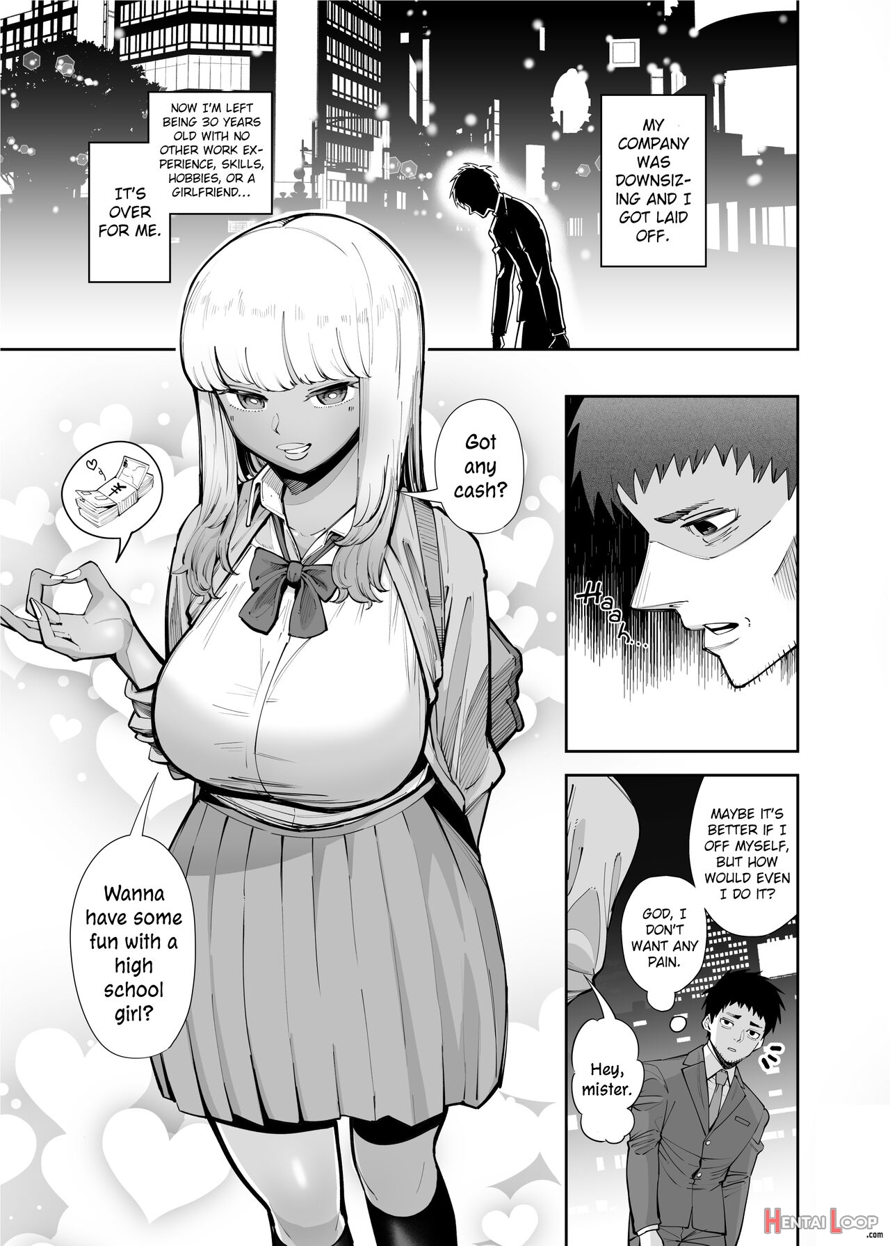 Oji-san O Yoshi Yoshi Shite Kureru Kuro Gal page 2