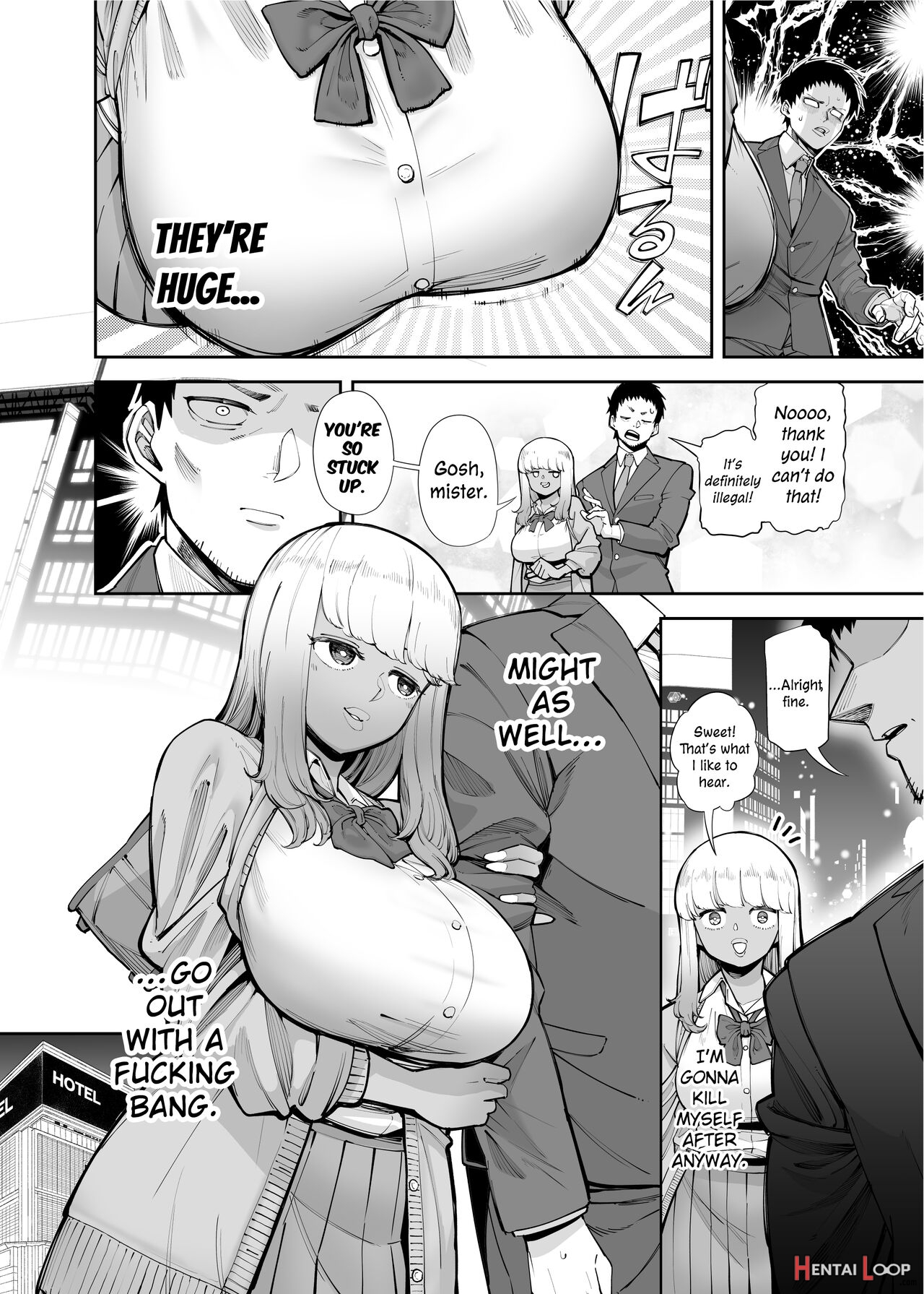 Oji-san O Yoshi Yoshi Shite Kureru Kuro Gal page 3