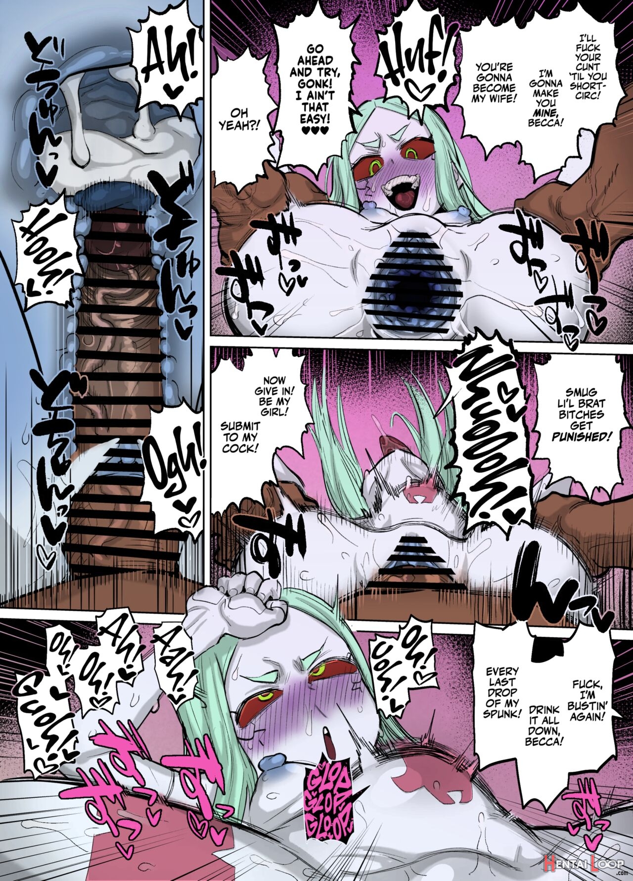Rebecca-chan To Zukobako Manga - Colorized page 6