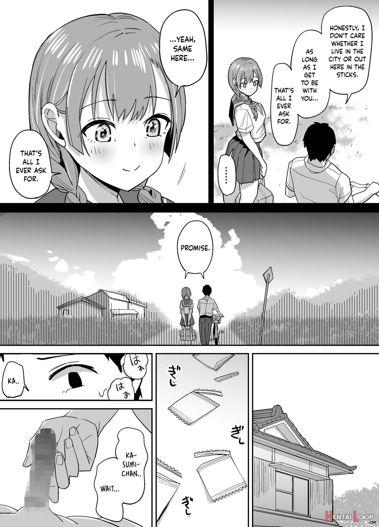 Inaka De Wa Kawaii Kanojo Wo Furyou No Senpai Ni Netorare page 18