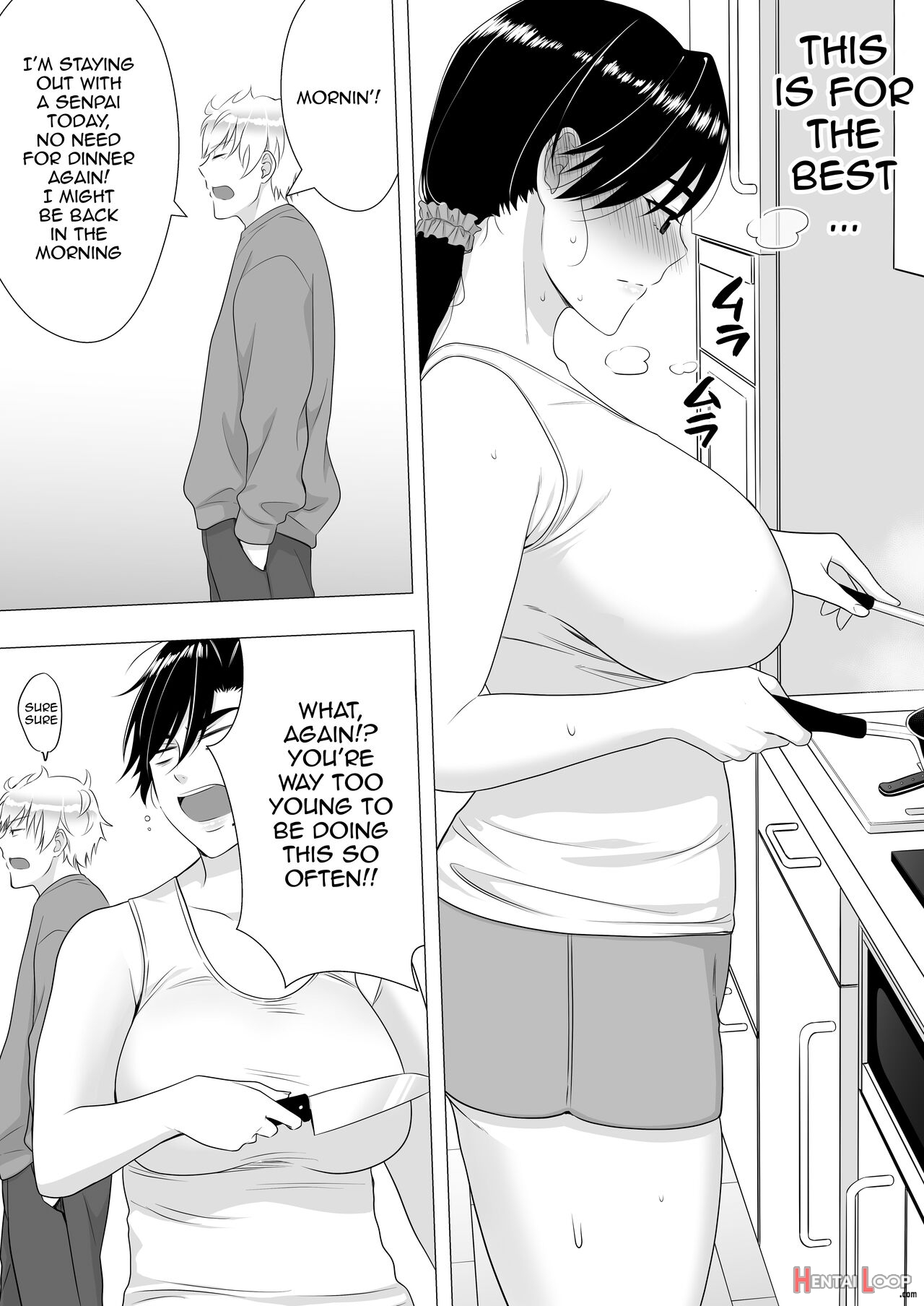 Kimottama Kaa-chan ~genki Mama Ga Boku No Dekachin Ni Ochiru Made~ page 40