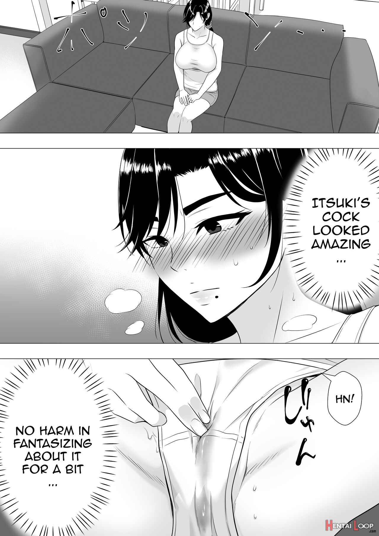 Kimottama Kaa-chan ~genki Mama Ga Boku No Dekachin Ni Ochiru Made~ page 42