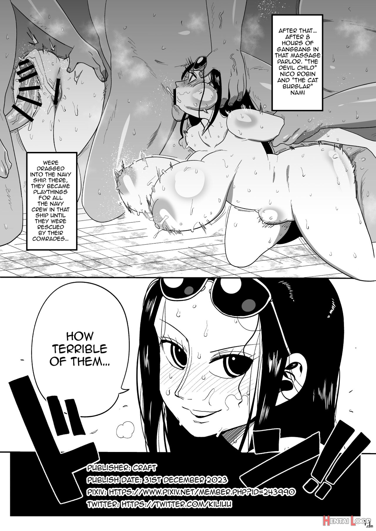 Nico Robin Vs Massage Oji-san page 11