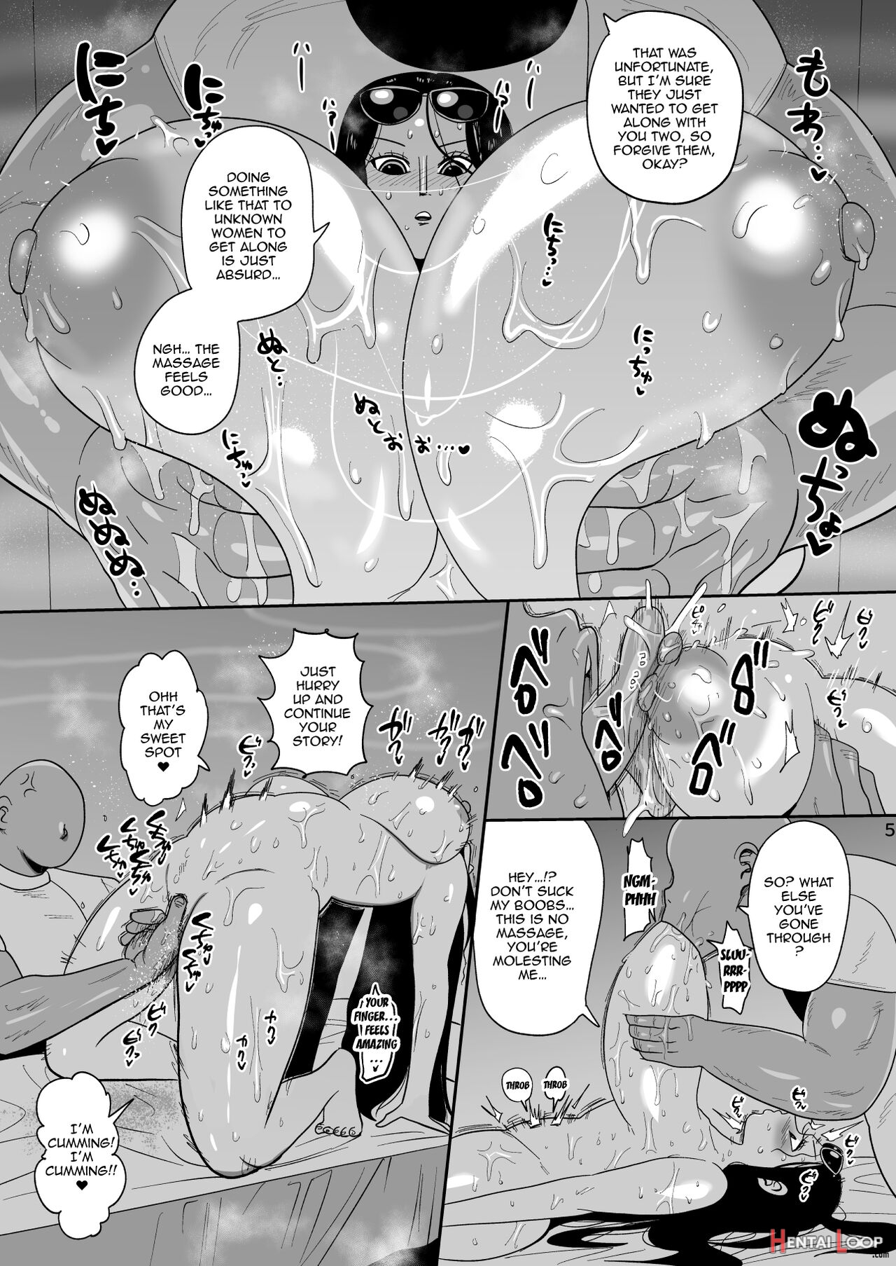 Nico Robin Vs Massage Oji-san page 5