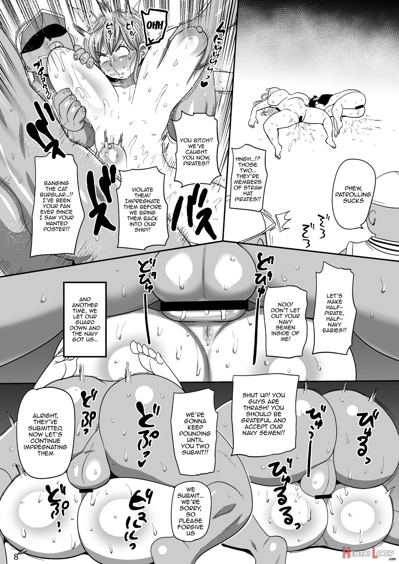 Nico Robin Vs Massage Oji-san page 8