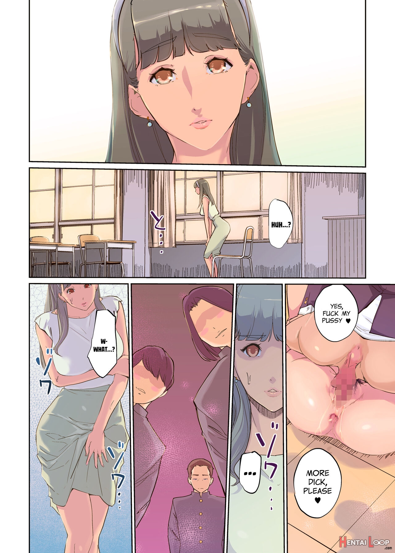 Sex To Kyoushitsu To Danshi Seito To Onna Kyoushi page 44