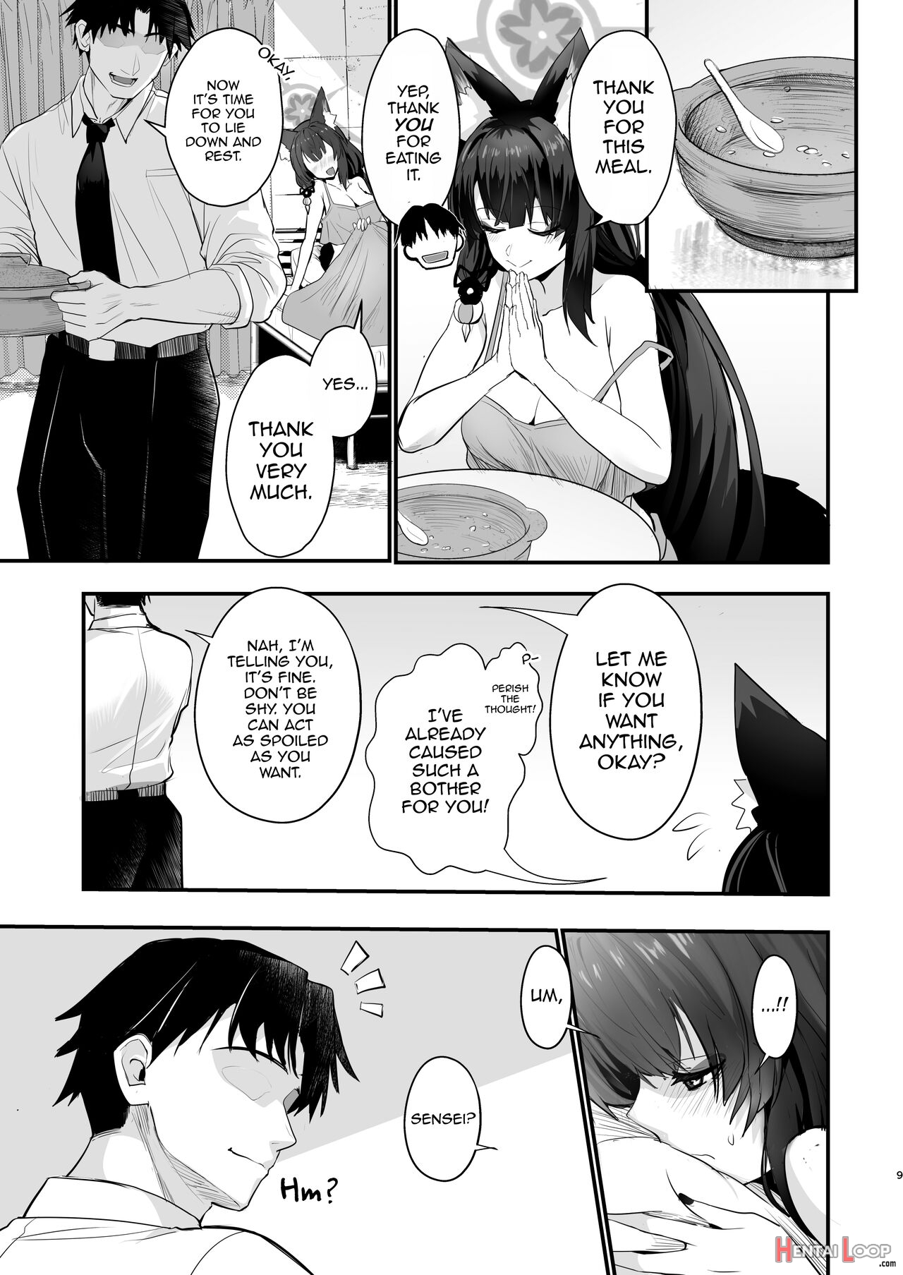 Wakamo-san, Sore Kaze Desu. page 8