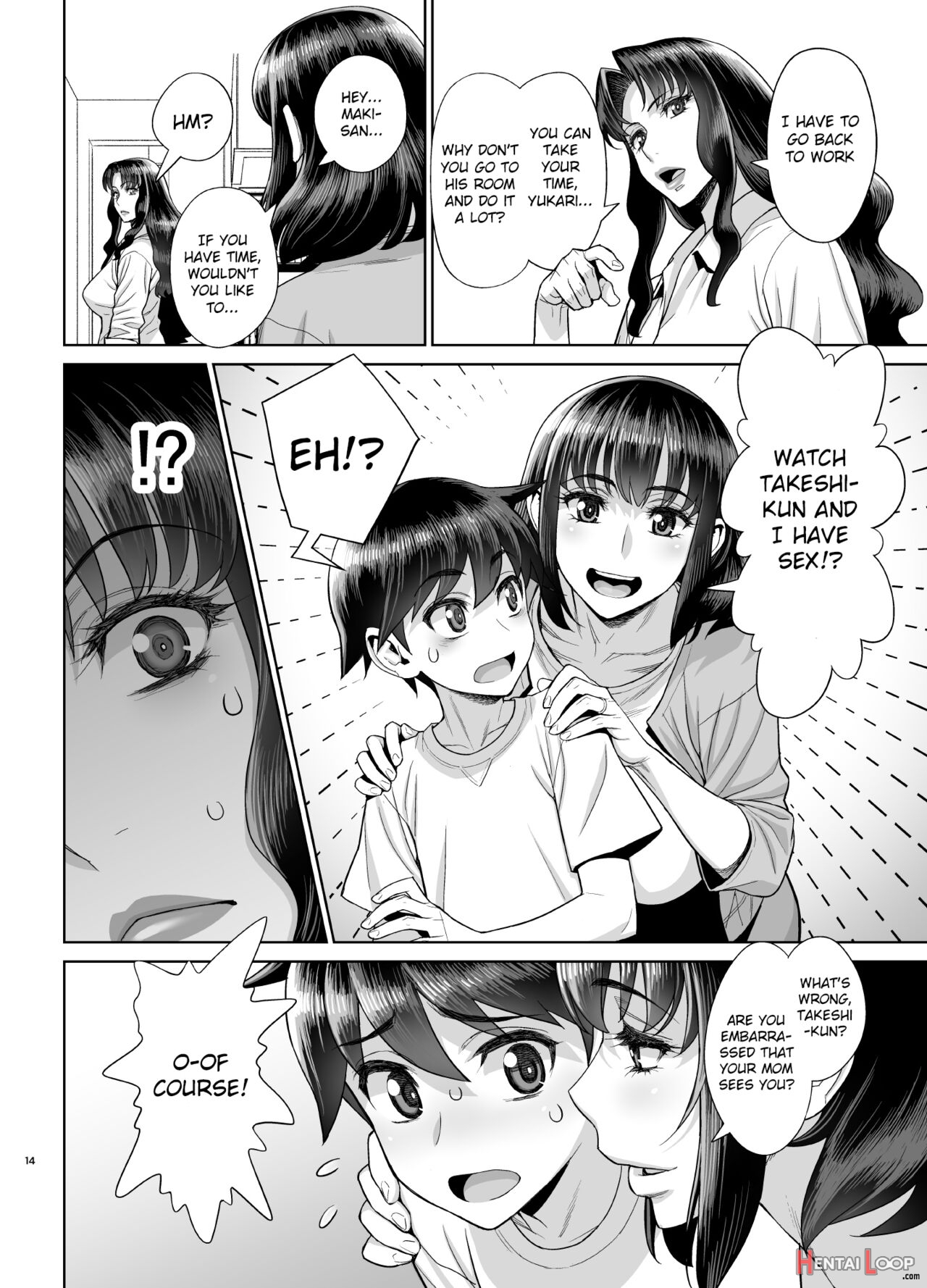 Yukari To Takeshi No Fucking Sankan-bi page 14