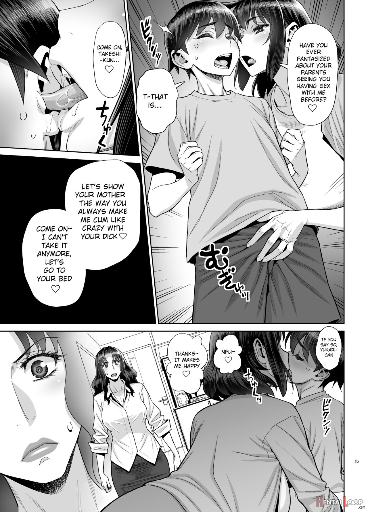 Yukari To Takeshi No Fucking Sankan-bi page 15
