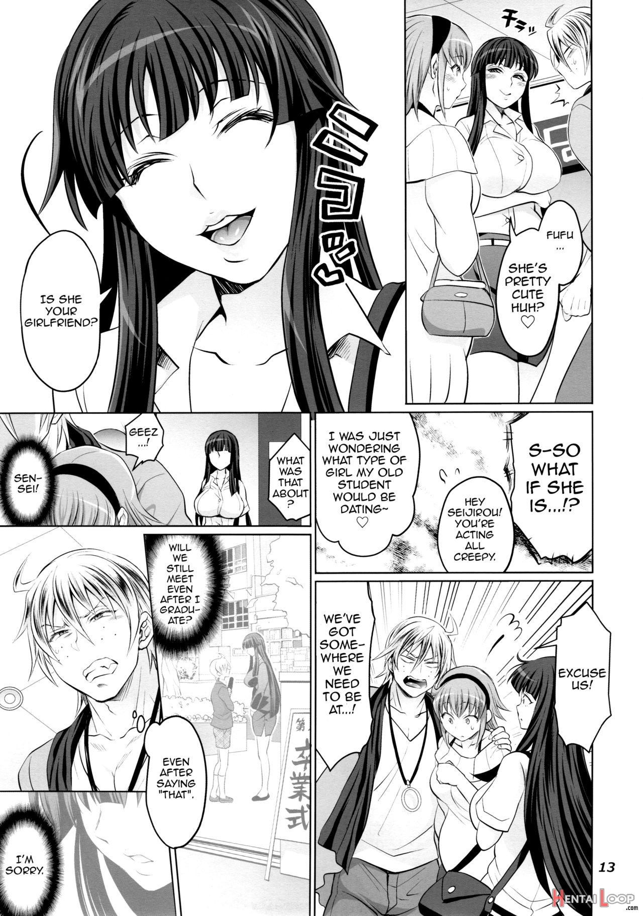 Futanari Yumiko Sensei To Komochi Ni Natta Ore page 12