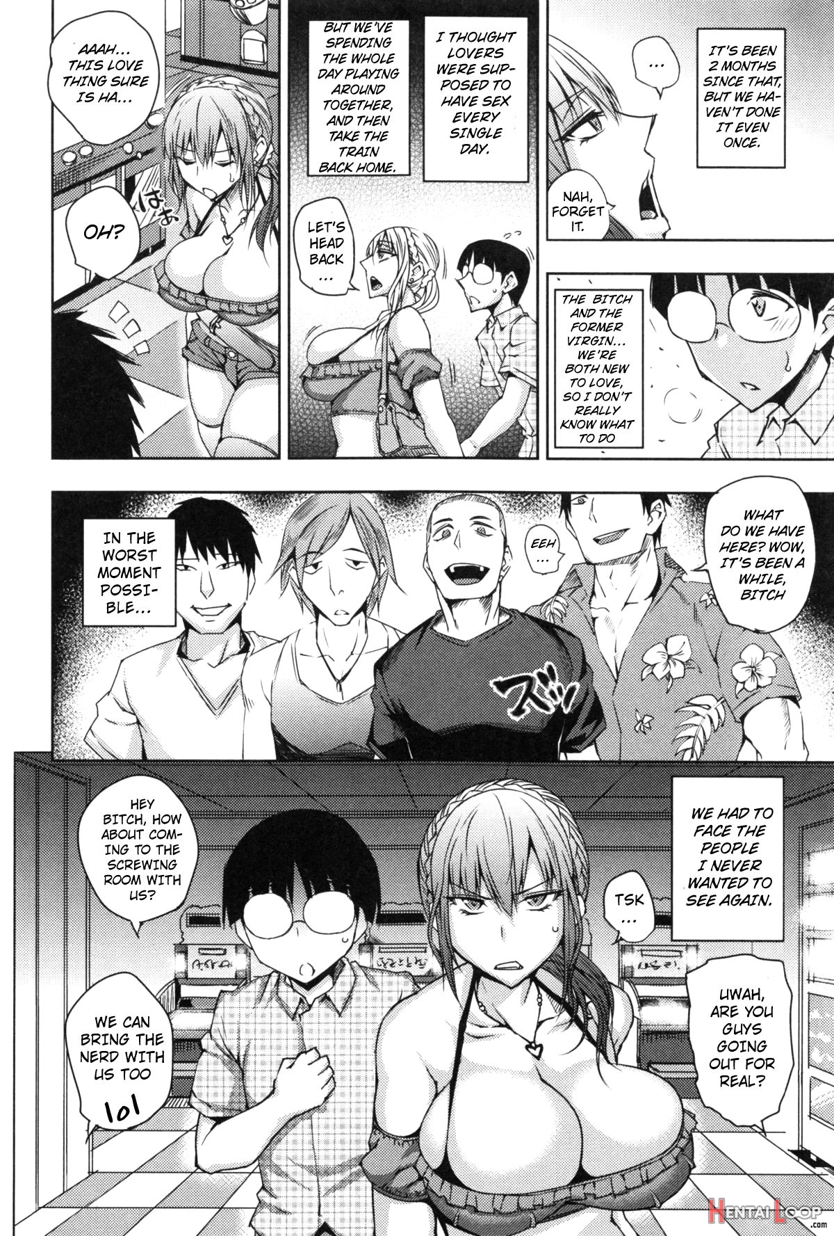 Junjou Bitch To Doutei Megane page 22