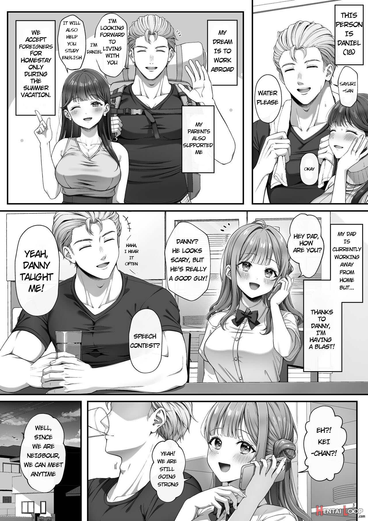 Summer Time Homestay Ni Kita Dekachin Ryuugakusei Ni Kaihatsu Sareta Shojo page 4