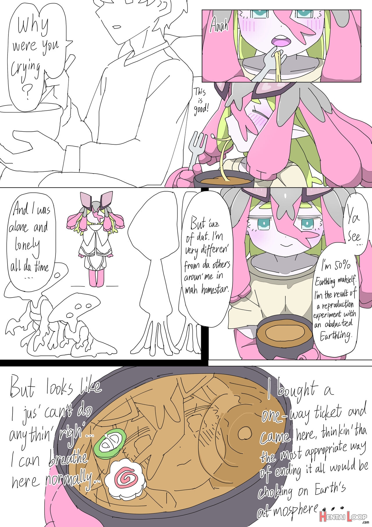 A Loli Alien Tries To Get A Laser-gun Wedding page 8