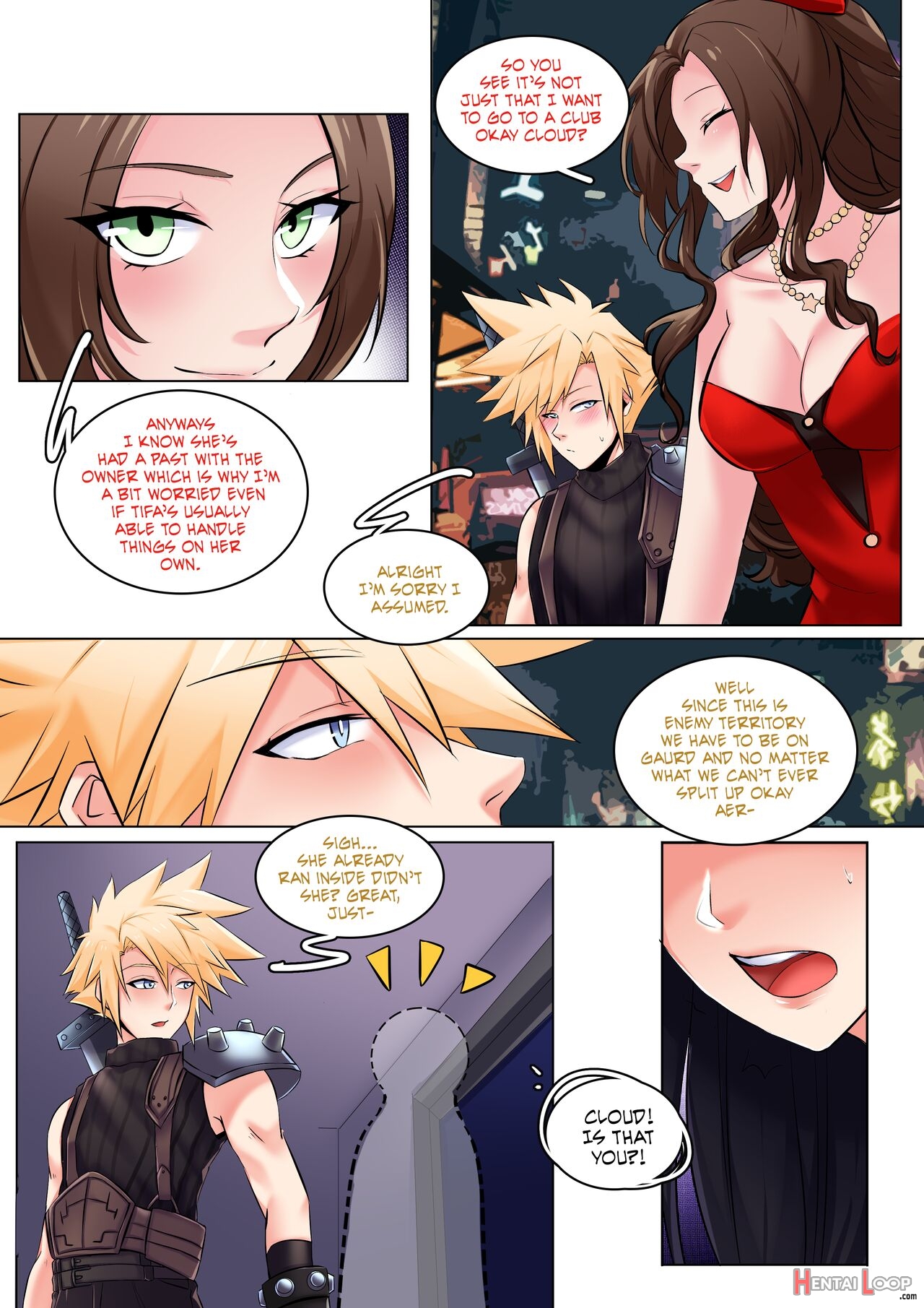 Final Fantasy 7: Honey Bee Inn page 4