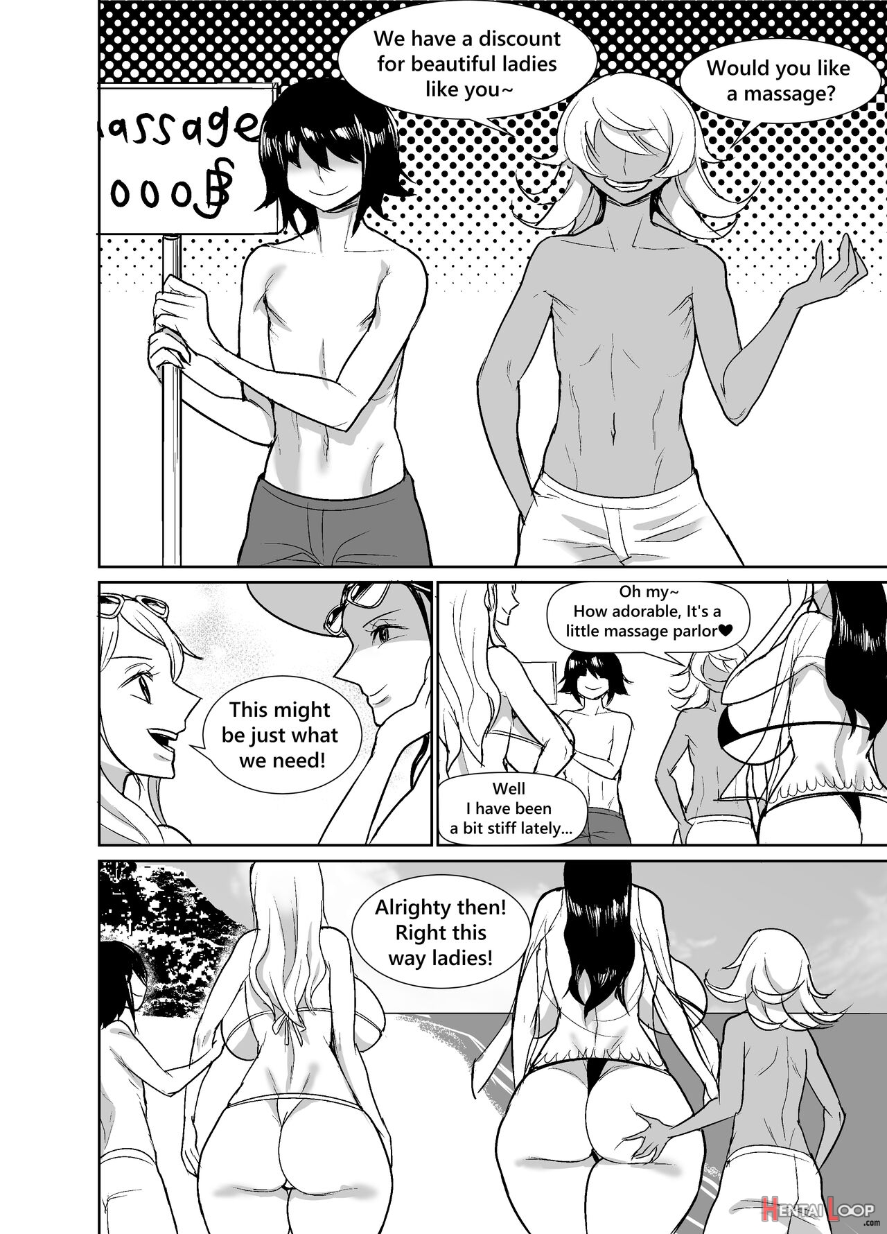 Nami&robin One-shota Vacation page 4