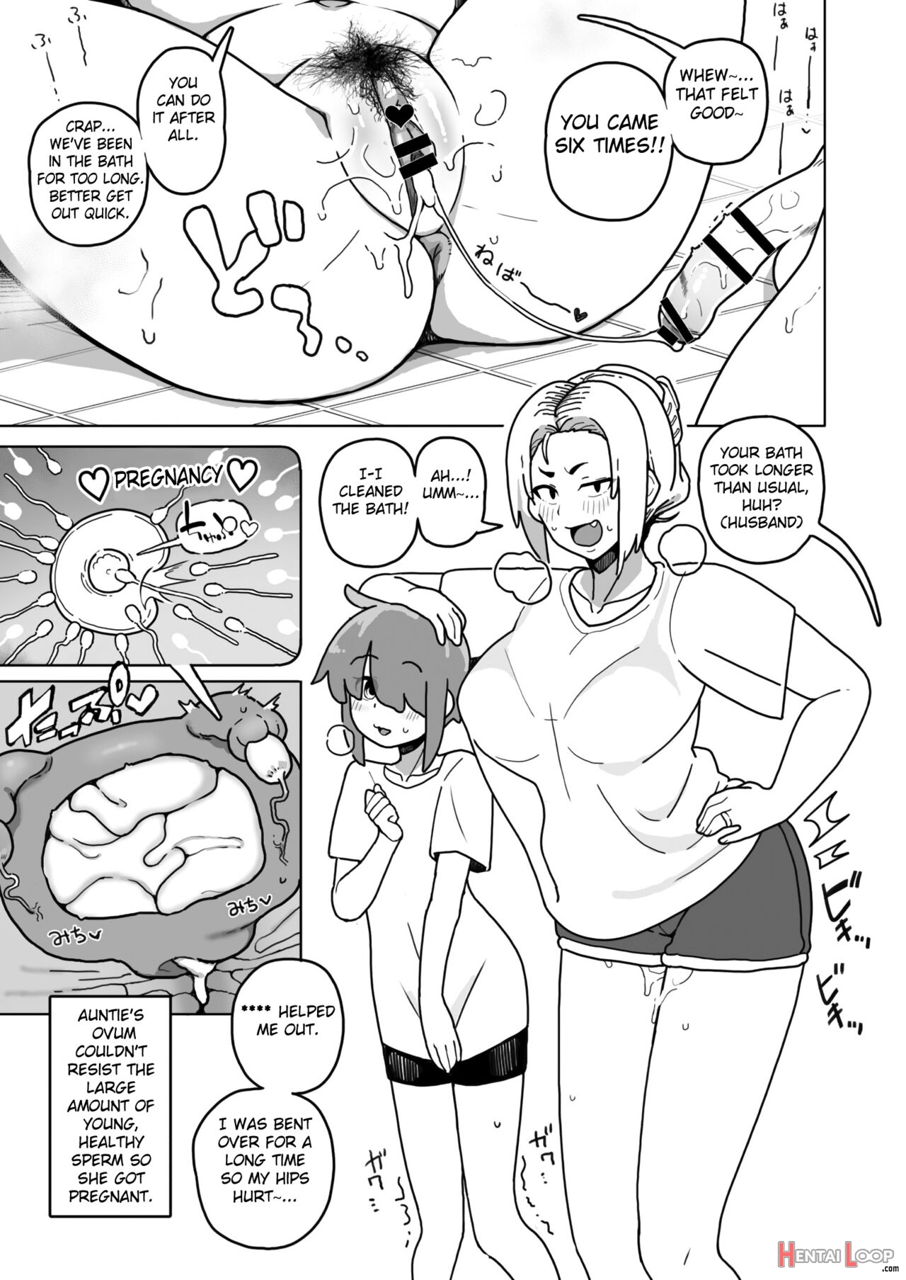 Okaa-san Sedai No Toshiue Mama-san To Nama H Shite Haramasechau Hon page 9