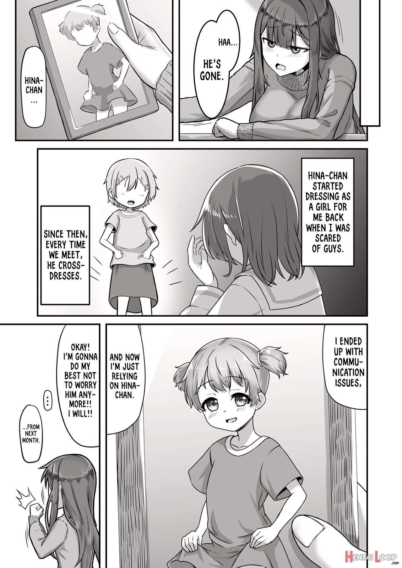 Onee-san And Cross-dressing Shota page 7