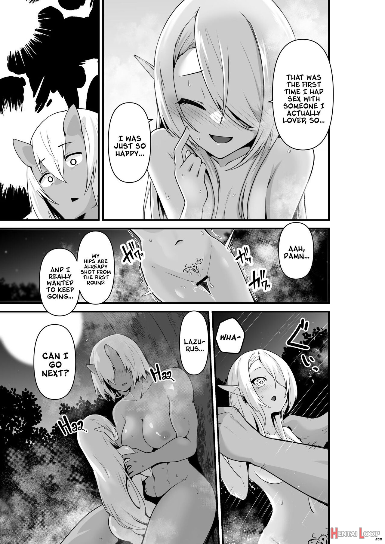 Passionate Ogre And Elf Sex page 33