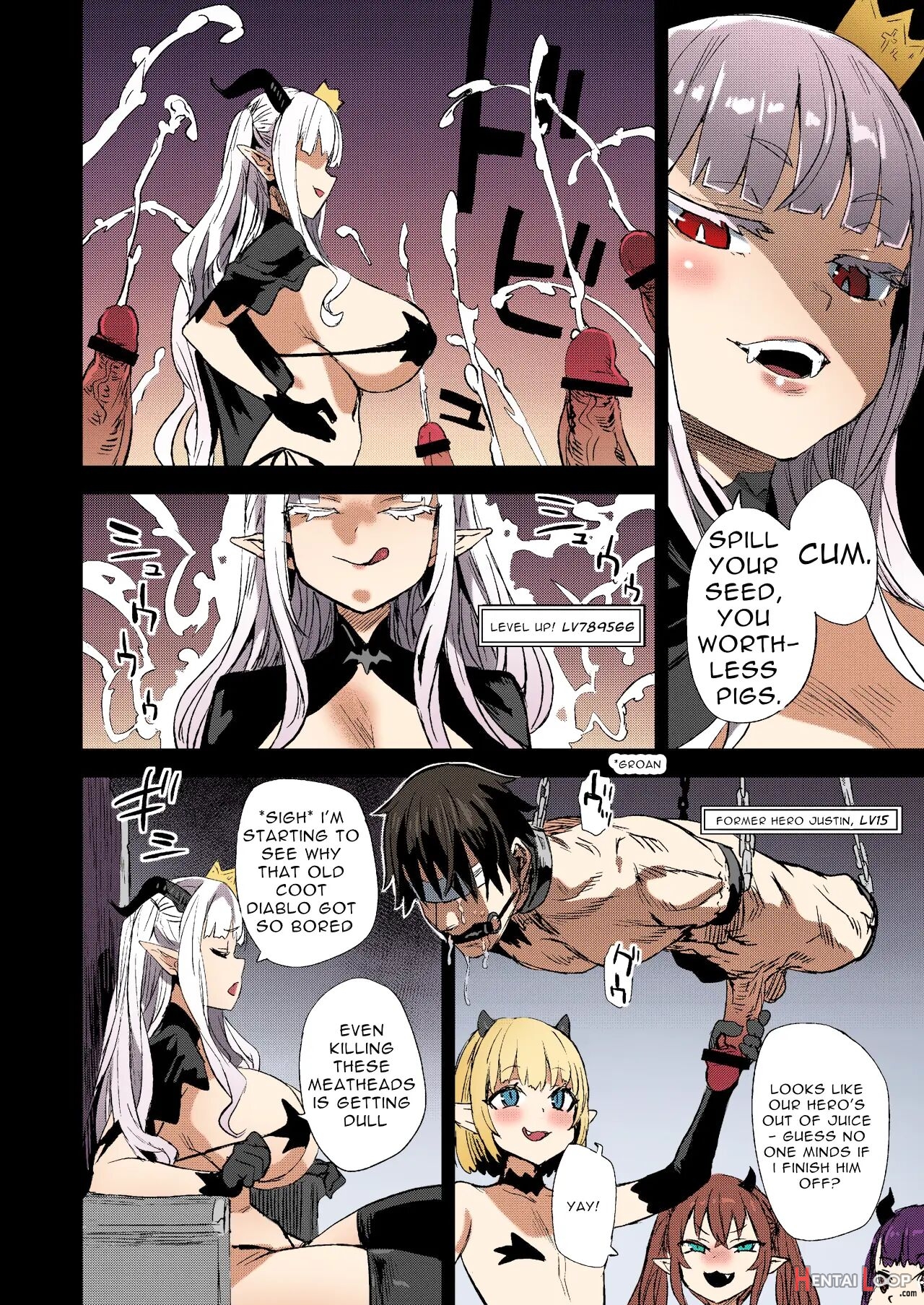 Succubus Joou Vs Zako Goblin - Victim Girls R Colored page 6