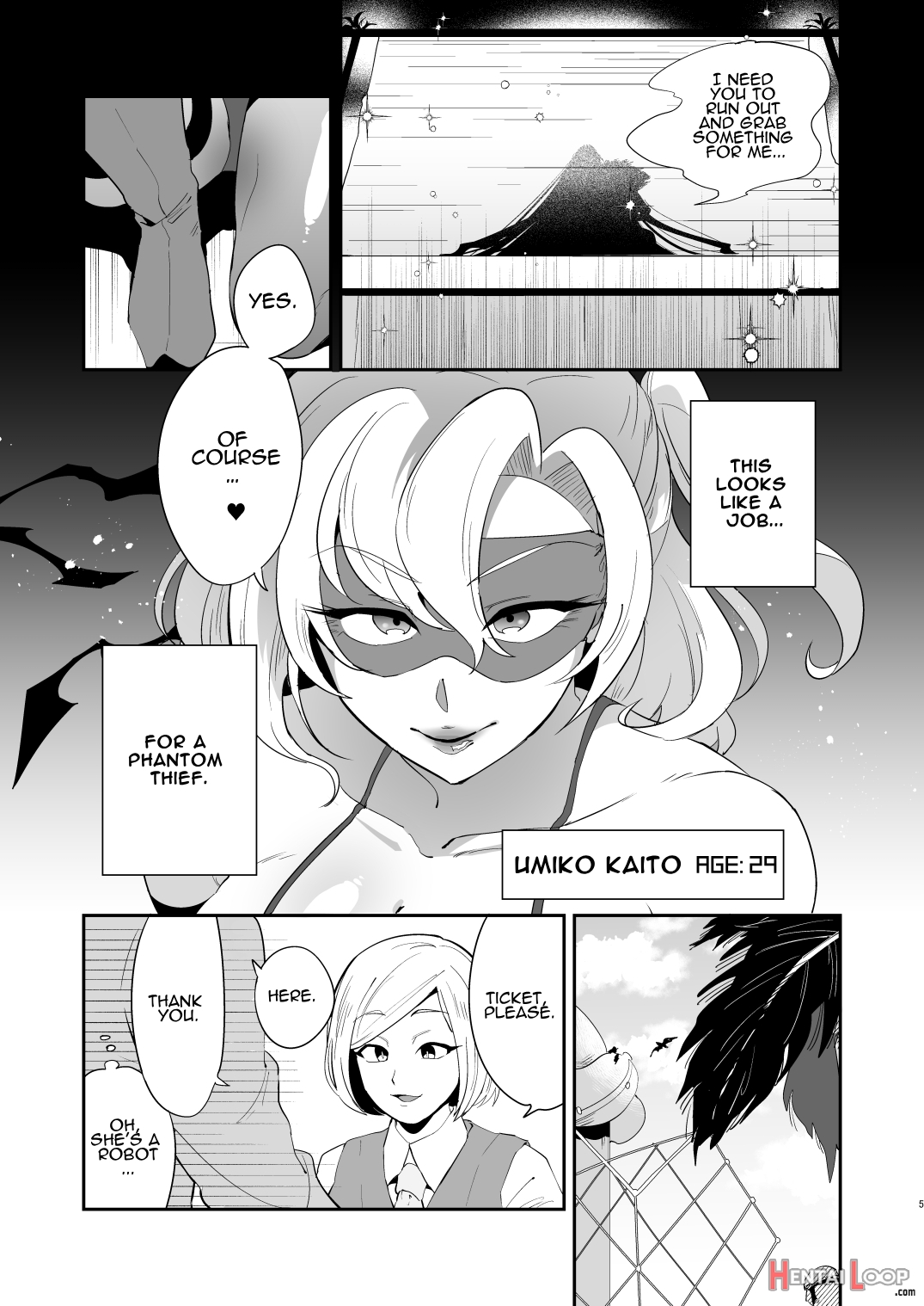 The Magnificent Sex Techniques Of An Incompetent Vulgar Moanin' Phantom Thief page 4