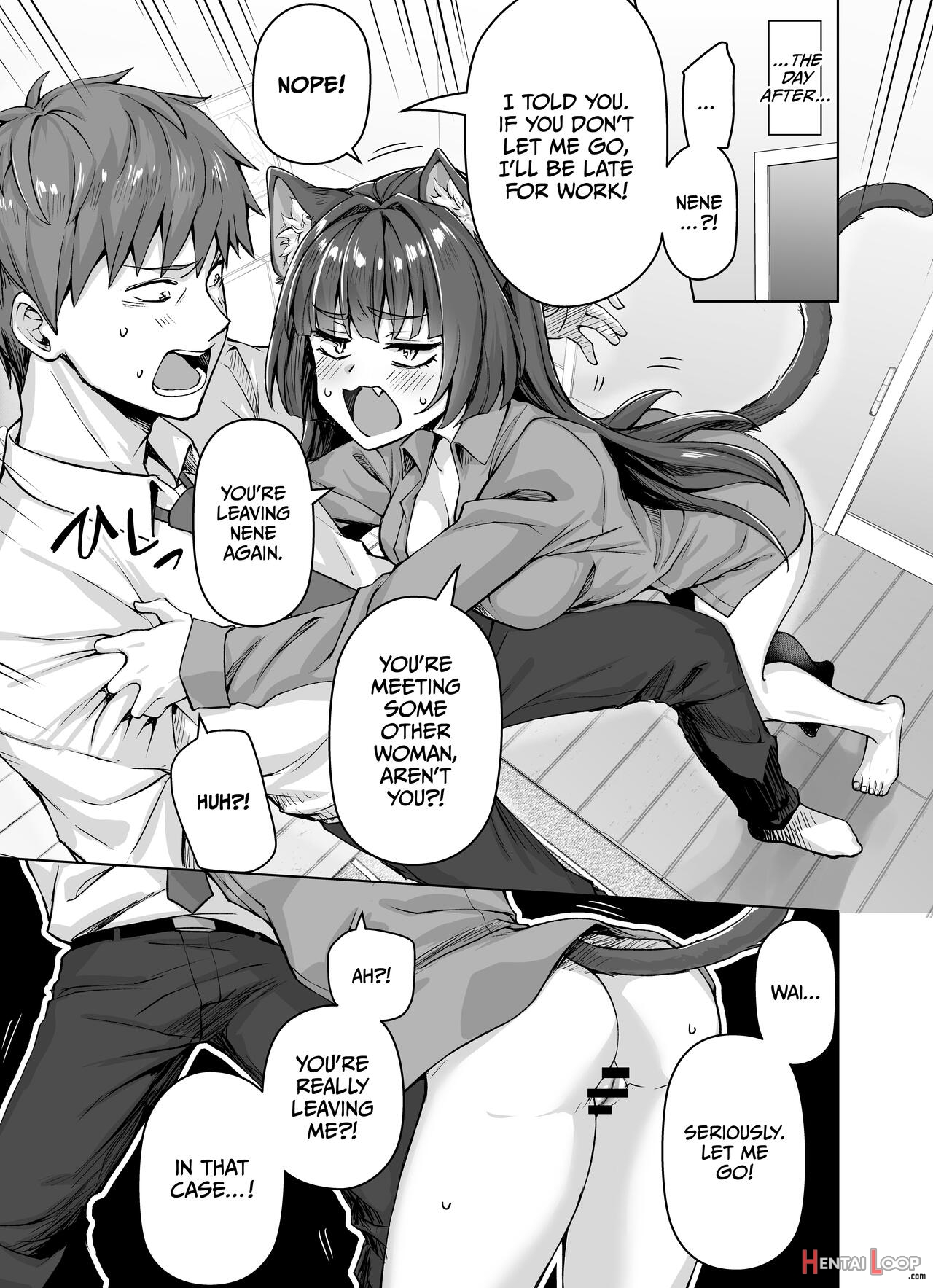 Uchi No Yandere Na Kaineko-chan Ni Mechakucha Ni Shiborarechau Hanashi page 56