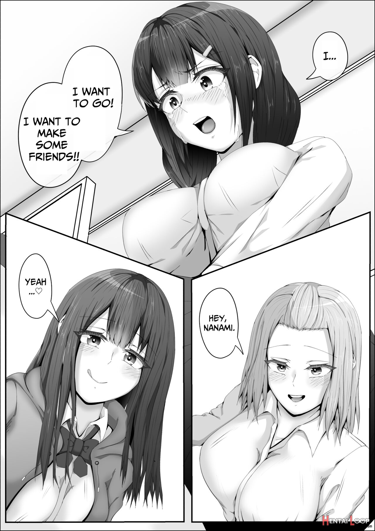 When The Gals In My Class Found Out That I Was A Futanari, They Started Freaking Out. #1 Nanami-chan Toilet Assault Fellatio Edition page 21