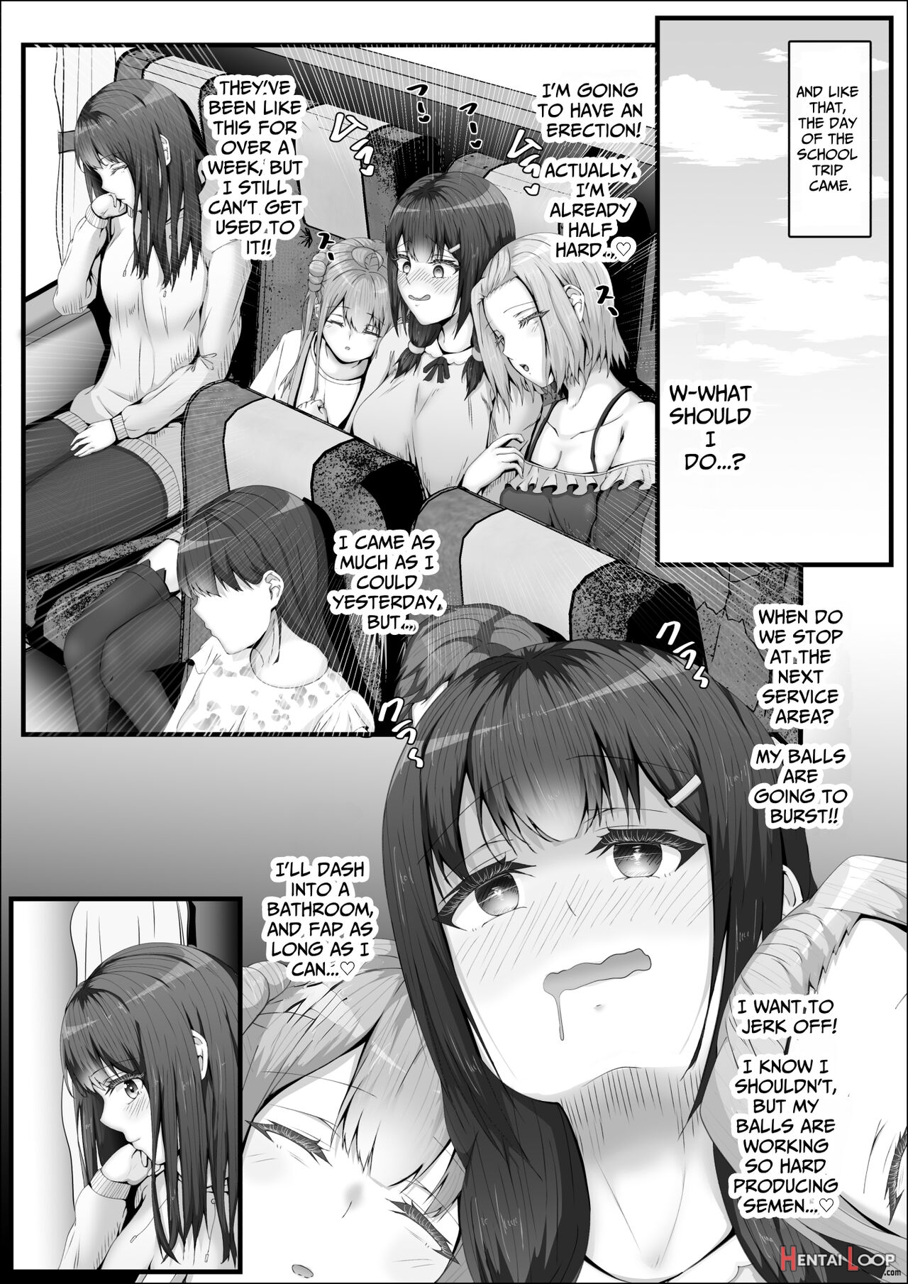 When The Gals In My Class Found Out That I Was A Futanari, They Started Freaking Out. #1 Nanami-chan Toilet Assault Fellatio Edition page 28