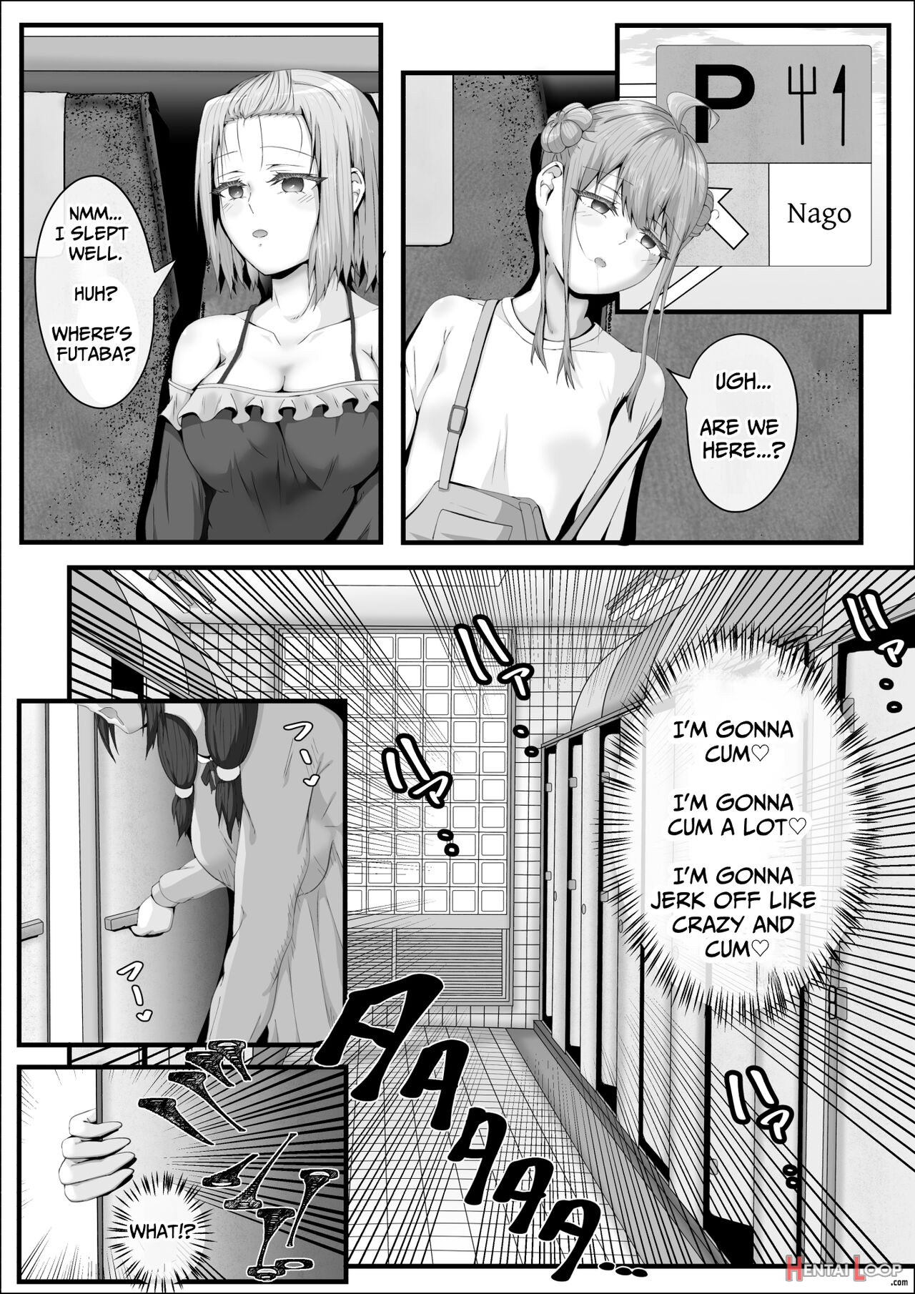 When The Gals In My Class Found Out That I Was A Futanari, They Started Freaking Out. #1 Nanami-chan Toilet Assault Fellatio Edition page 29