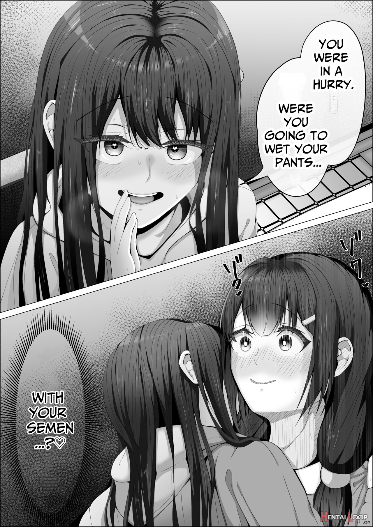 When The Gals In My Class Found Out That I Was A Futanari, They Started Freaking Out. #1 Nanami-chan Toilet Assault Fellatio Edition page 31