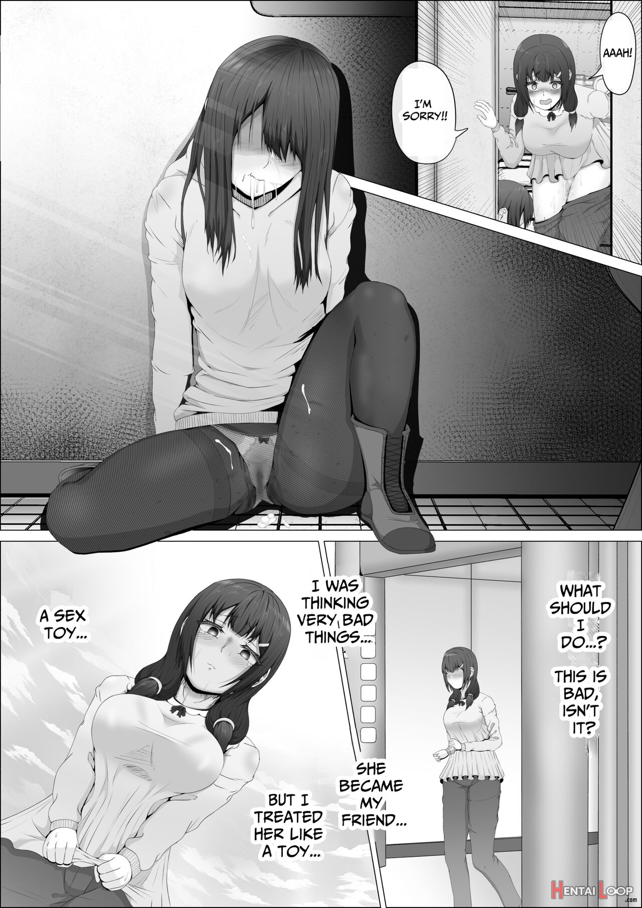 When The Gals In My Class Found Out That I Was A Futanari, They Started Freaking Out. #1 Nanami-chan Toilet Assault Fellatio Edition page 51