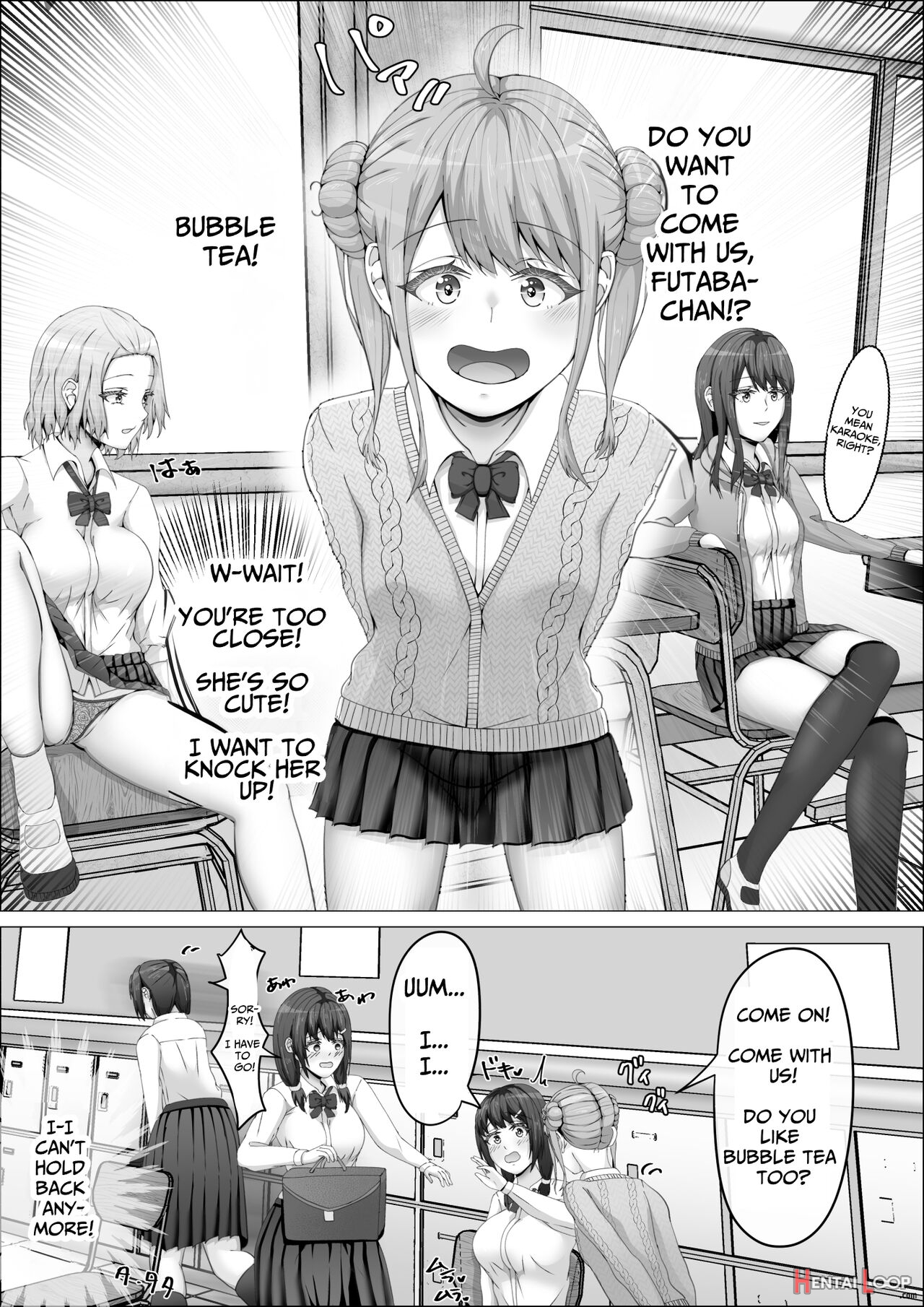 When The Gals In My Class Found Out That I Was A Futanari, They Started Freaking Out. #1 Nanami-chan Toilet Assault Fellatio Edition page 8