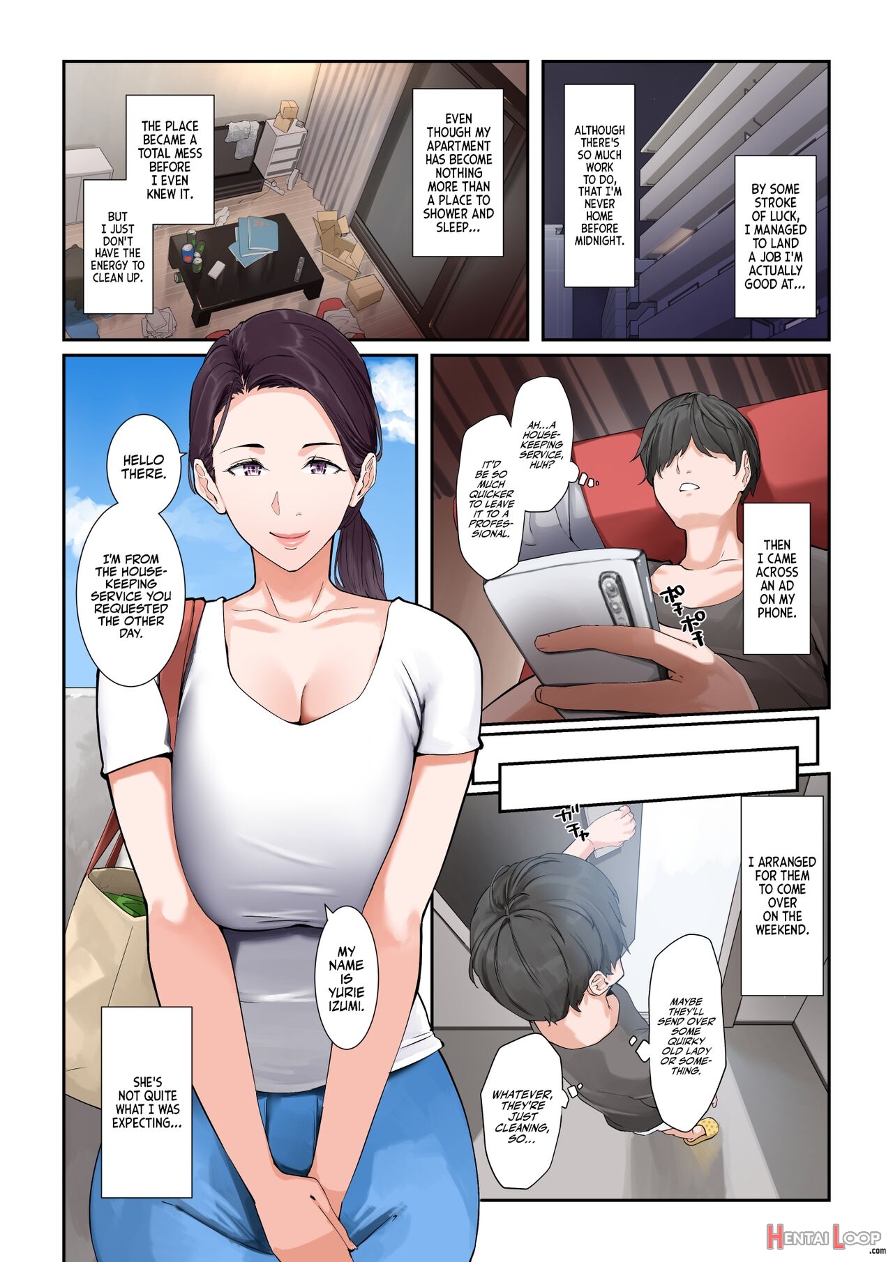 Yurie-san, The Housekeeper Who Will Do Just About Anything page 4