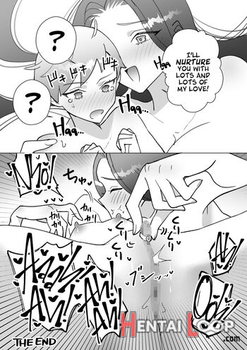 Bakunyuu Ni Naritai! Pink Blue Yuri Manga page 39