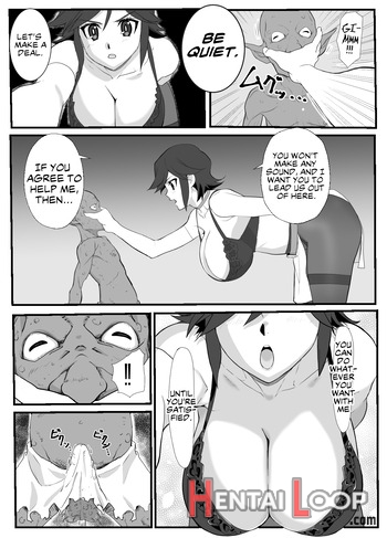 Hitozuma Boukensha Doukutsu ~teikyuu Monster Oppai Houshi~ page 10