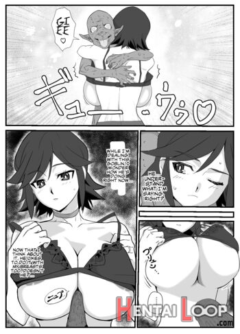 Hitozuma Boukensha Doukutsu ~teikyuu Monster Oppai Houshi~ page 12