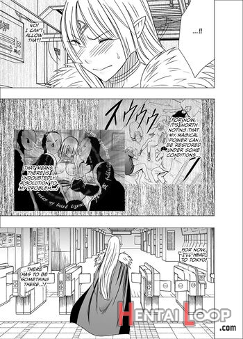 Isekai Kara Yattekita Onna Maou-sama Ga Manin Densha De Salaryman Ni Chikan Sareru Hanashi page 57