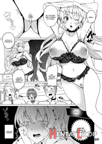 Joukyuu Seishi Chakushou Gimuka!? Ex1 ~class No Takane No Hana No Hentai Seiheki~ page 4