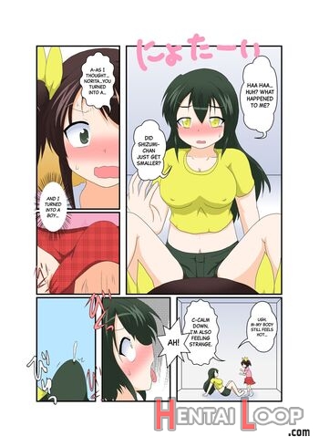 Onnanoko Ga Futanari Ni Otokonoko Ga Onna Ni Naru Hanashi page 10