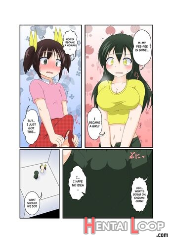 Onnanoko Ga Futanari Ni Otokonoko Ga Onna Ni Naru Hanashi page 12