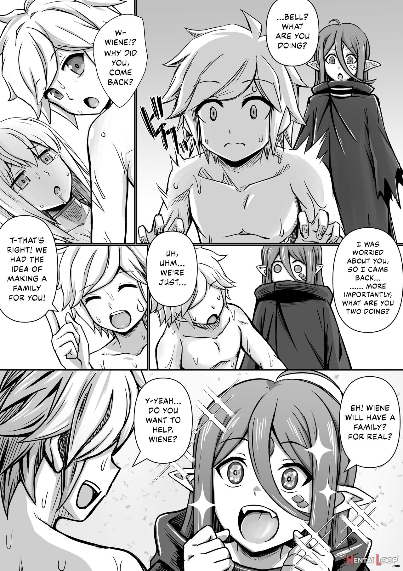 Aiz, Bell-kun Ni Kaeriuchi Ni Au page 8