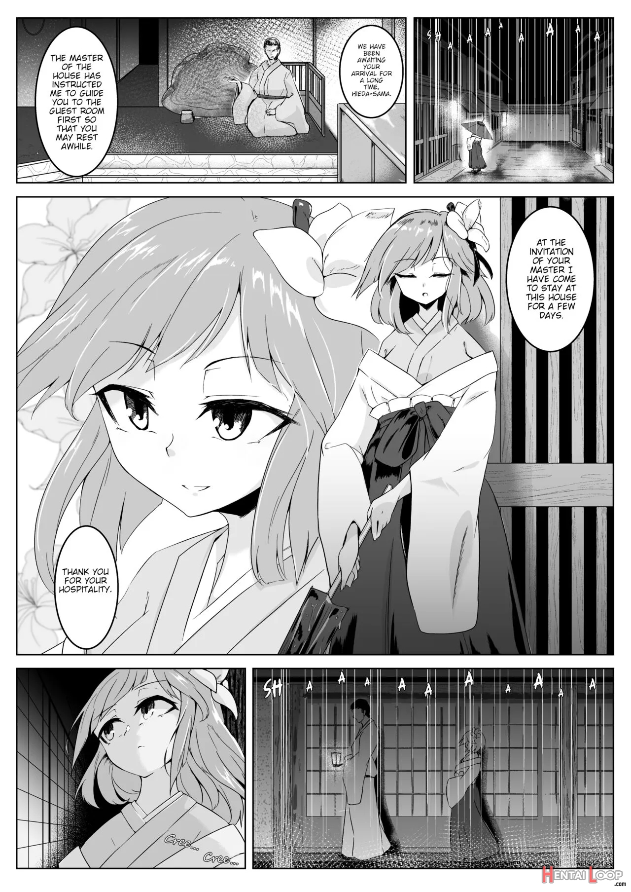 Ame No Yonaga Ni Tanuki Asobi page 2