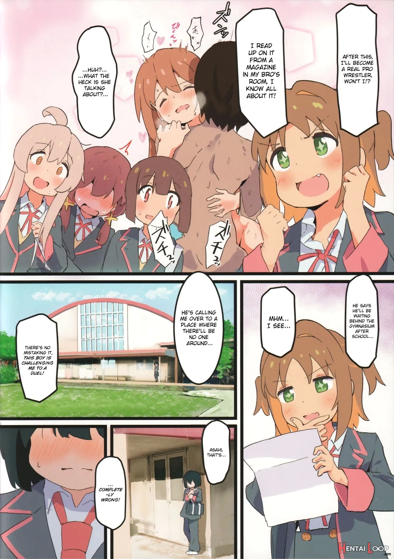 Asahi Ni Hatashijou!? page 4