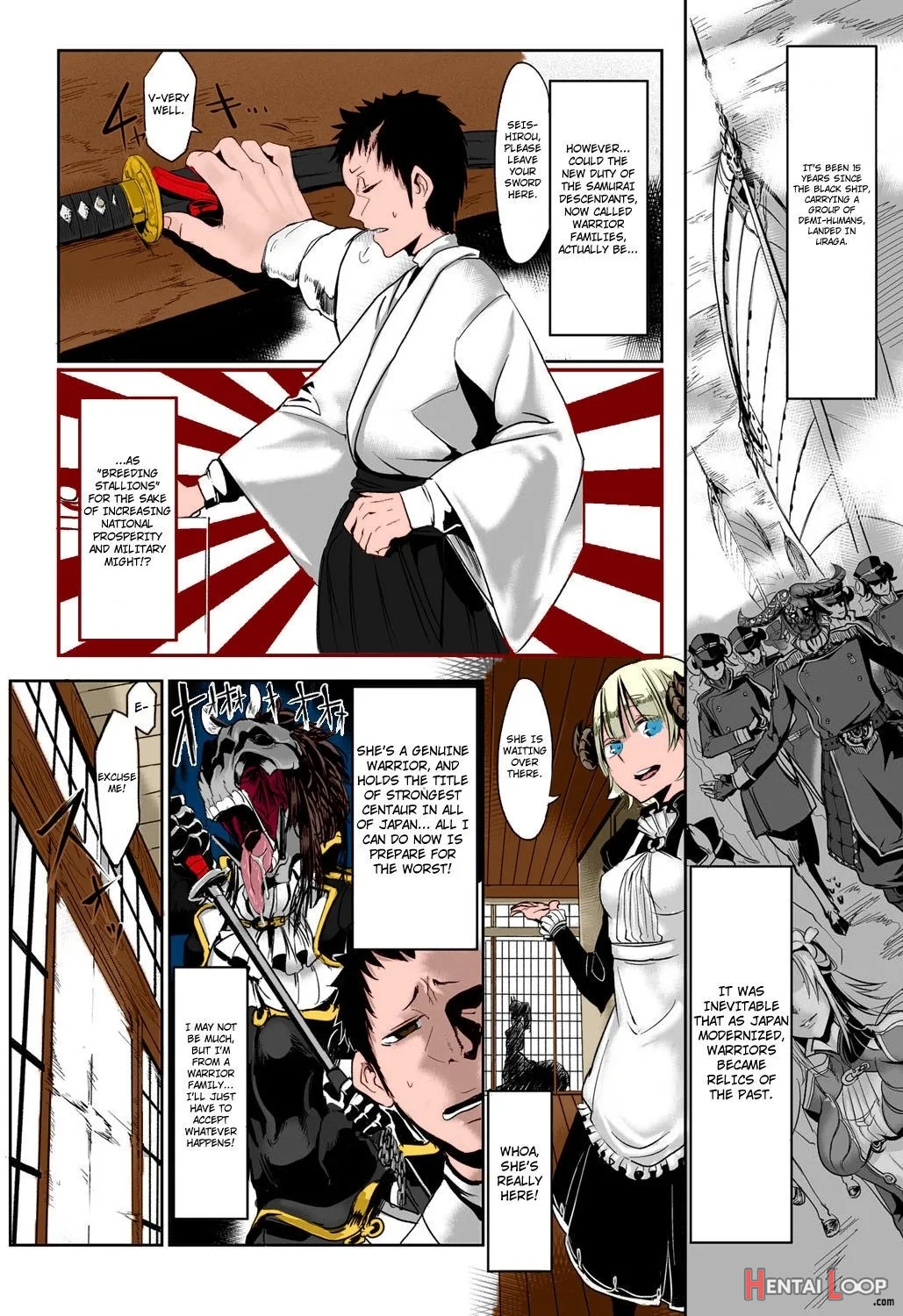 Bakumatsu Inbreed - Colorized page 2