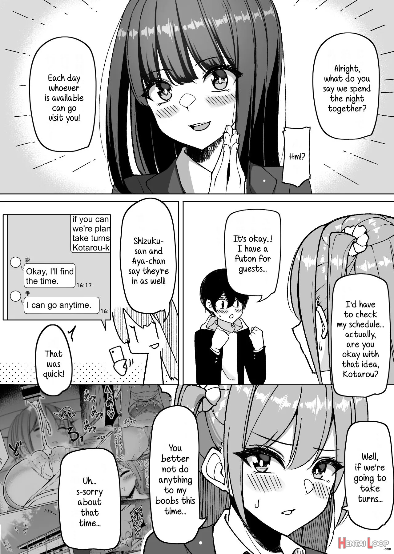 Bakunyuu Musume-tachi To Higawari O Tomari page 3