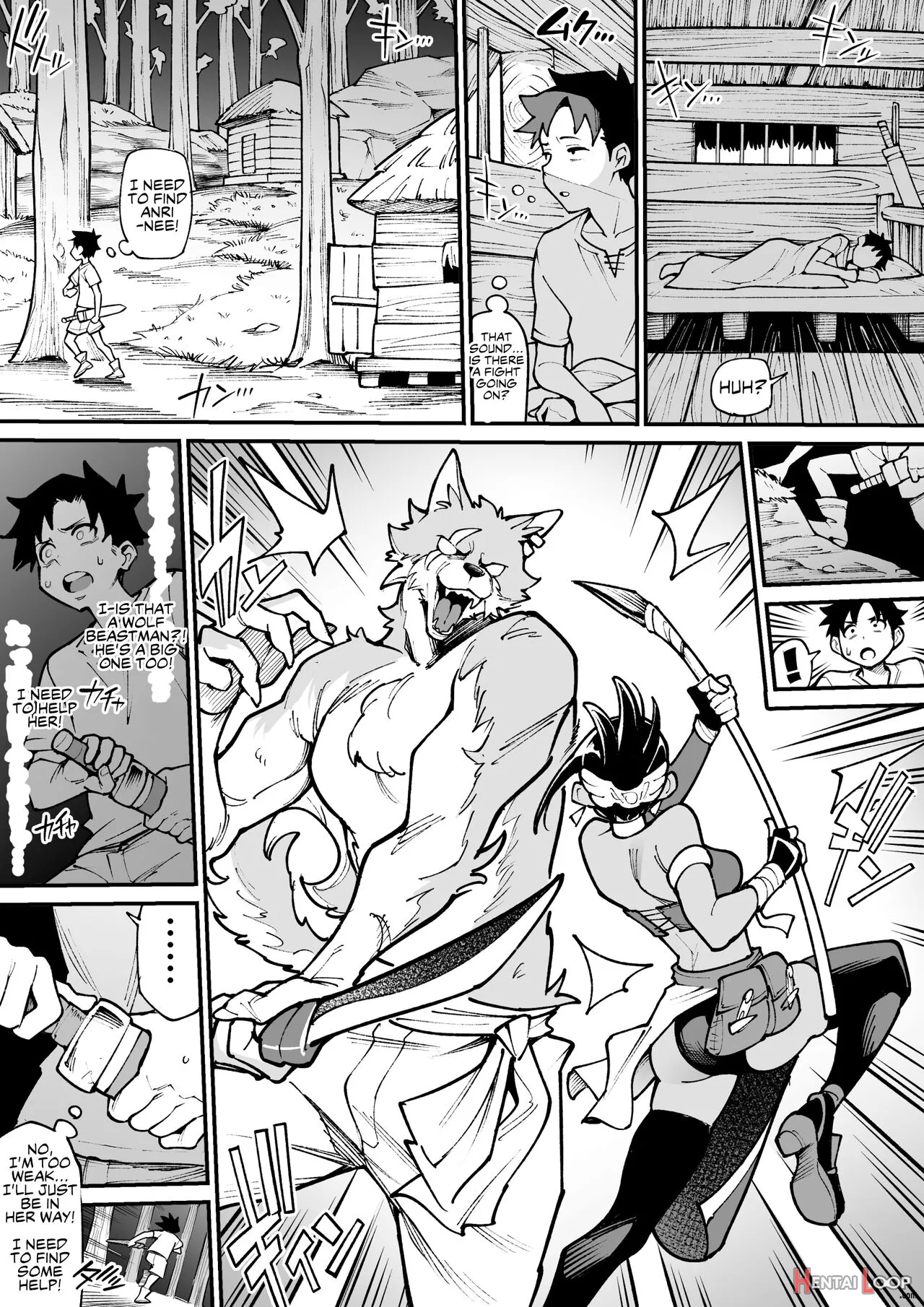 Beastman X Female Warrior Ntr page 3