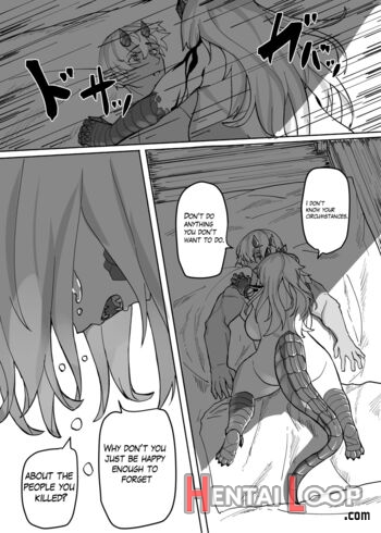 Because That Night Was The Happiest They've Ever Been - Persecuted Dragon Girl And An Assassin At His Limit Forget Human Speech And Have Beastly Sex page 24