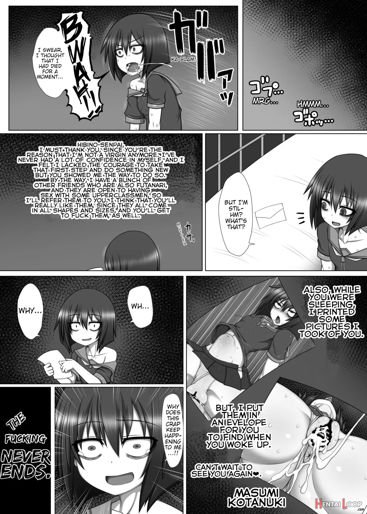 Bitch Ikka No Imouto Ga Futanari Kouhai No Fudeoroshi Shitara Shinikaketa Hanashi. page 19