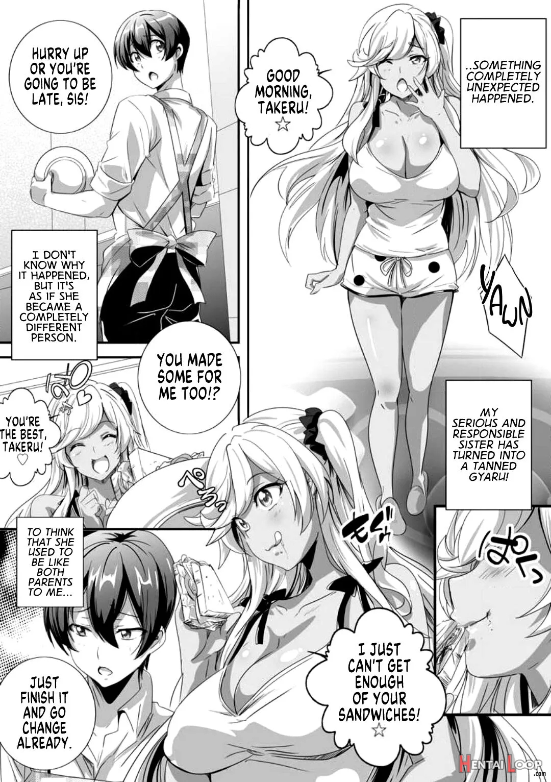 Bitch Ni Natta Kuro Gal Nee-chan To Irekawari Seikatsu 1 page 3