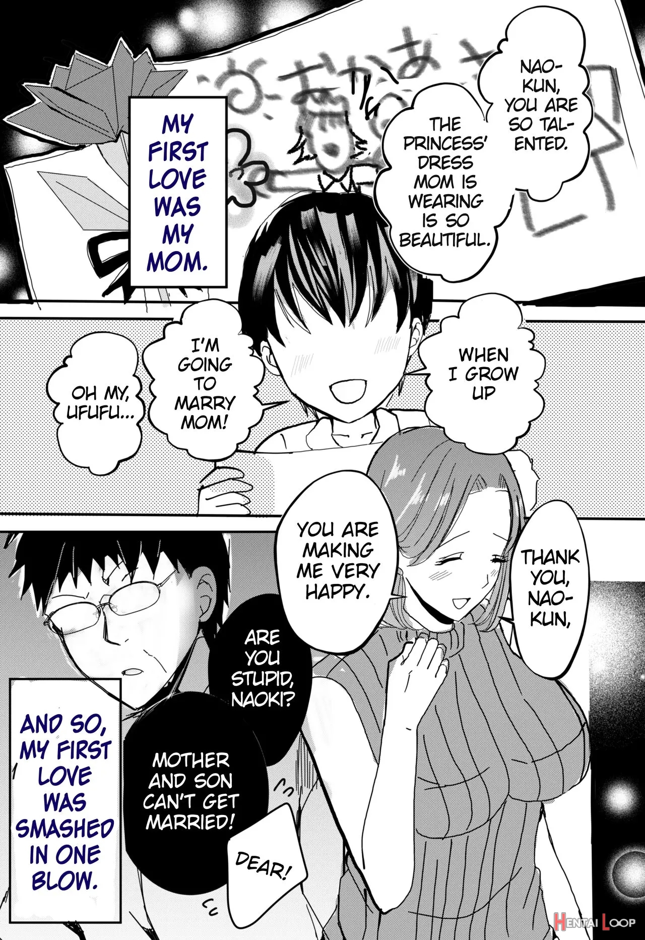 Bonyuu Kaa-san No Naka Ni Modoritai 1 ~kaa-san Ga Kinshin Koubi O Yume Da To Omoikonderu Ken~ page 2