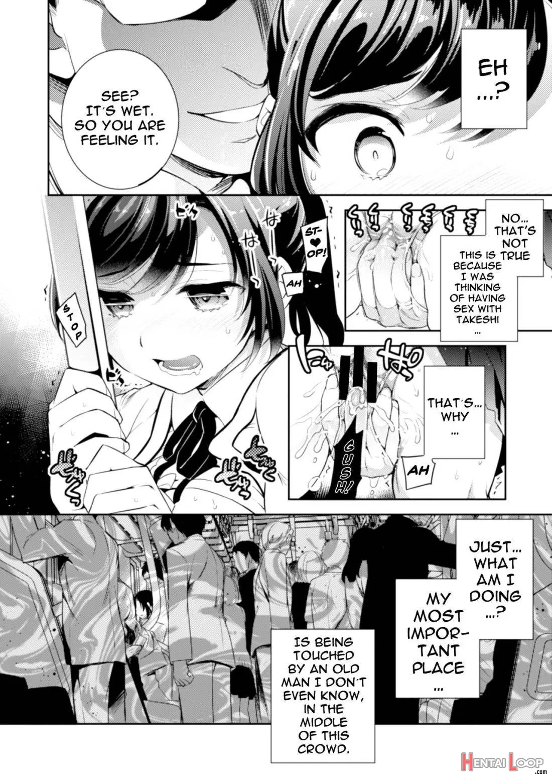 C9-41 Sayuri ~ Kareshi To Hatsu H Mokuzen Ni Chikan Ni Ntr-reta Shoujo page 9